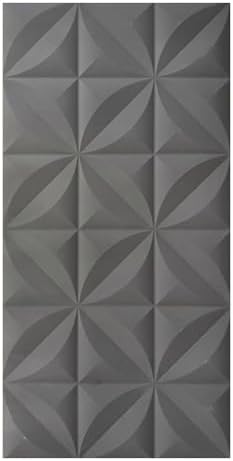 Waterproof 3D Wall Panels for Interior Decor, Lightweight PU Structural Bricks, Easy Install Decorative Wall Panels for Bedroom & Office - Yellow, Set of 5