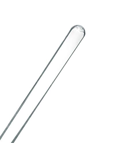Eisco CH0754 10Pk Glass Stirring Rods, 7.9 Inch - Rounded Ends, 6Mm Diameter - Excellent For Laboratory Or Home Use thumb #3