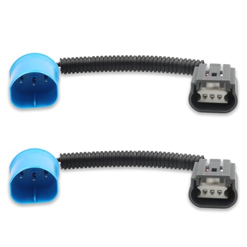 AIONIXER Headlight Extension Wiring Harness Crafted for 9004 HB1, 9007 HB5 to H13 9008, Fo-rd F150 1994-2007, Dodge Ram 1500 2500 3500, [Durable & Tough] Headlight Conversion Connector, 1 Pair