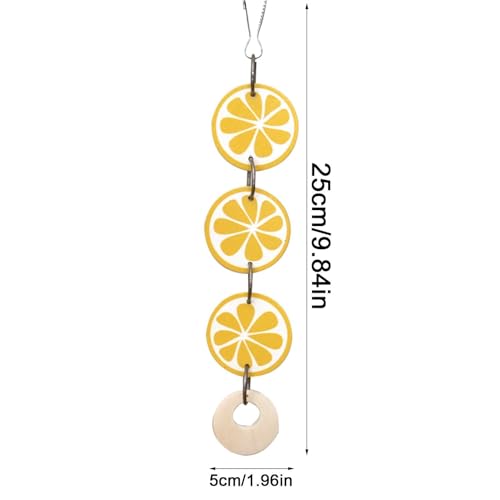 Brinquedos para mastigar pássaros,Fatias de Limão Brinquedos Periquitos Coloridos para Gaiola - Brin