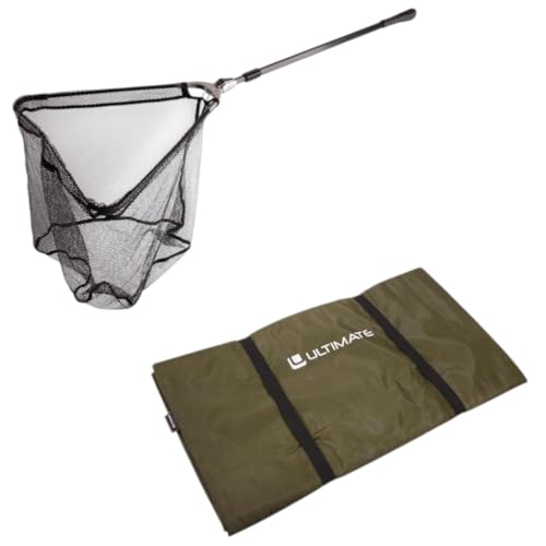 Ultimate Set Épuisette & Tapis De Réception De Base Ensemble Carpe
