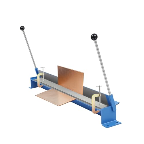 Dobladora manual de freno de chapa metálica, 91,4 cm de ancho, ajustable de 0 a 90°, dobla acero y aluminio, herramienta para trabajar el metal