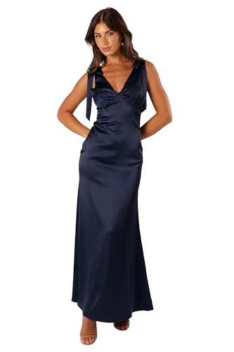 Petal & Pup Women's Xavier Bow Shoulder Maxi Dress