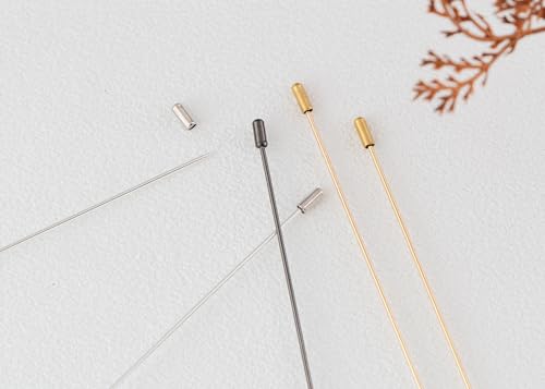 Image of Alilang 5Pcs Vintage Bendable Lapel Pins Classic Pin Brooches Set Accessories for Secure Styling on Hats, Scarves