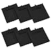 MaidMAX Cloth Storage Cubes Bins with Dual Handles for Home Closet Drawers Cube Organizer, Foldable, Black, 10.5×10.5×11 inches, Set of 6