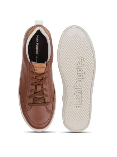Image of Hush Puppies Mens Stan Leather Sneaker Sneaker