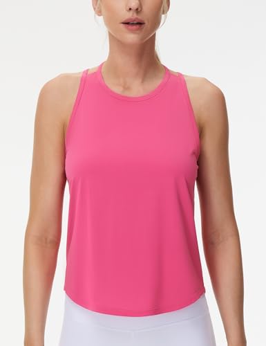 THE GYM PEOPLE Womens Racerback Workout Tank Tops Lightweight Stretchy Sleeveless Running Athletic Yoga Tee Shirts3