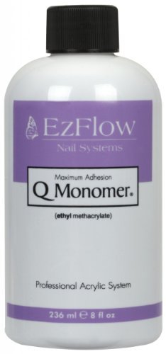 EZ FLOW Q Monomer False Nails, 8 Fluid Ounce by EzFlow