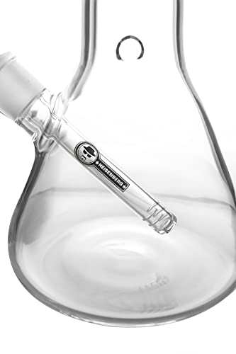 Heisenberg Beaker Bubble 12-Arm Perc Darkgreen Glasbong Höhe 49cm Percolator Bong 18.8er Schliff mit Kickloch – Bild 6