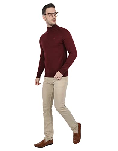 Image of Monte Carlo Men Wool High Neck Pullover Sweater