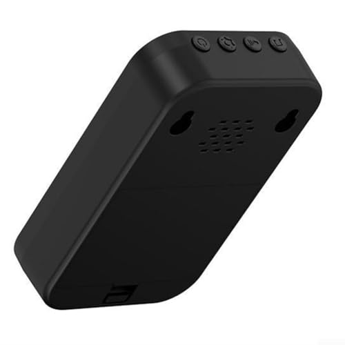 Niceminiwall Puerta inalámbrica y sensor con 52 sonidos, alarma de seguridad de alcance de 20 m para el hogar y la tienda, detector magnético con 45 melodías y 6 (negro)