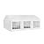 AMERICAN PHOENIX Party Tent 20x20 ft Heavy Duty Canopy Shelter for Wedding Event Fair with Fire Retardant Roof with Sidewalls and Windows White (20x20 - PE)