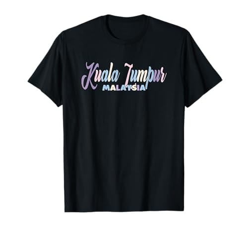 Kuala Lumpur Malaysia Gradient Script T-Shirt