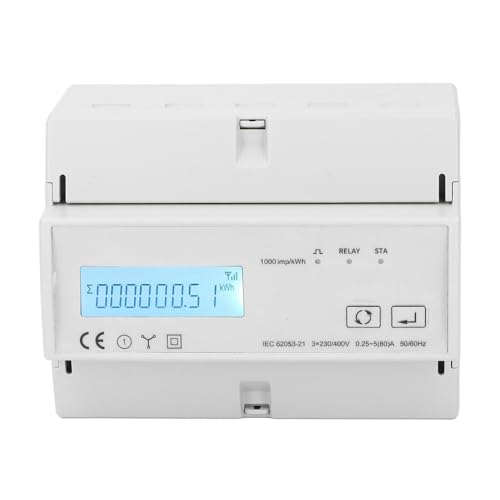 Compteur d'énergie triphasé WiFi wattmètre télécommande moniteur de puissance KWh AC400V - 4