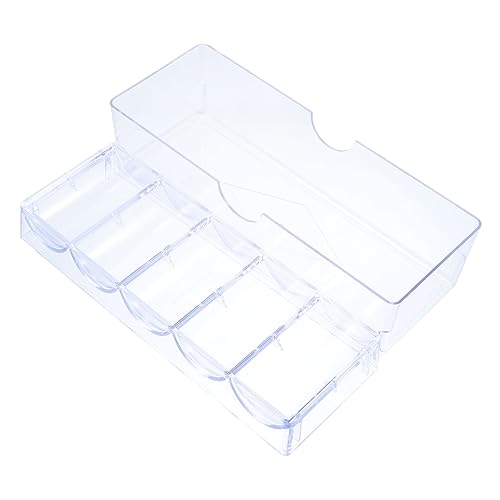 ifundom Organize Mahjong Chips Pp Small Container Box 100 Chips Easy to Open Travel-friendly