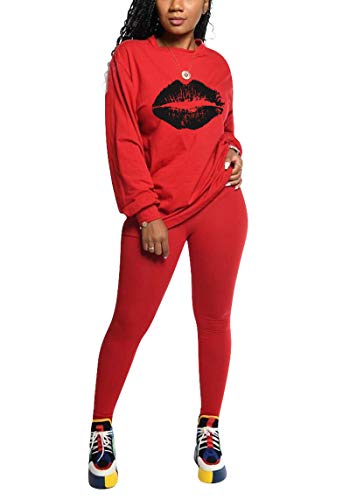 Best Sweatsuit For Women 2 Piece Lips