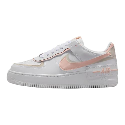 Nike Air Force 1 Shadow Women's Shoes (White/Light Orewood Brown/White/Washed Coral)