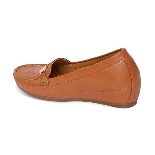 Image of Marc Loire Women Comfortable Loafer Mules Ballet Wedge Heels Footwear