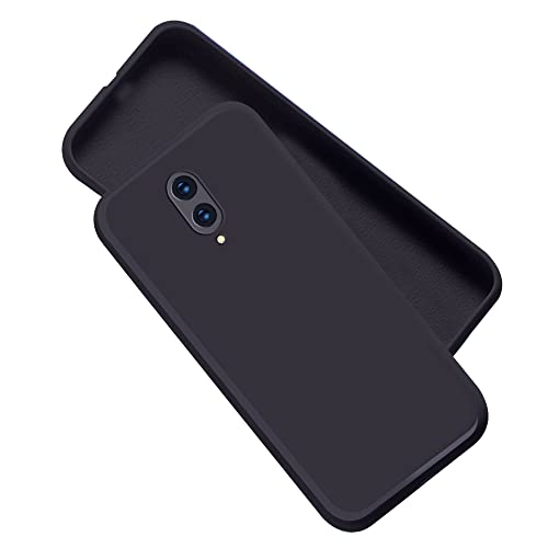 Image of A rtistque Back Cover Case for OnePlus 6t with Camera Protection | Shockproof TPU | Stylish Protective Design | Slim Fit | Ultra Matte | OnePlus 6t Back Cover - Black