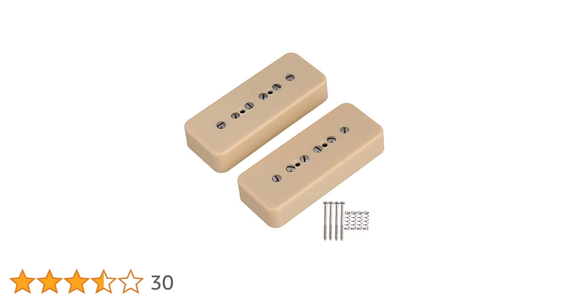 アイボリー エレキギター シングルコイル Amazon | Yibuy 3個入れ プラスチック シングルコイル