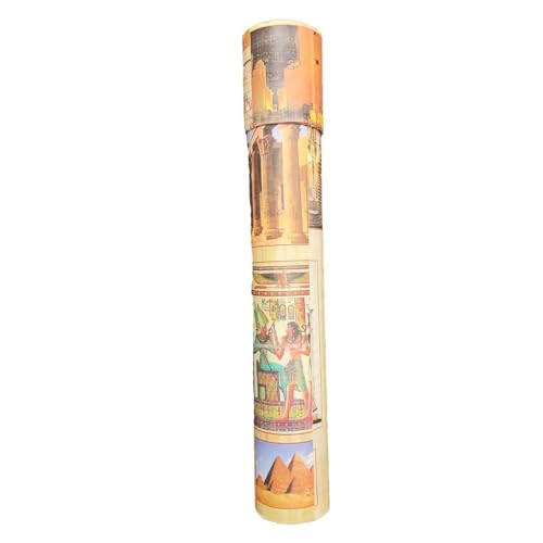 Papyrus mariage Tut Ank Amón authentique tableau égyptien peint main 33x43 - 5