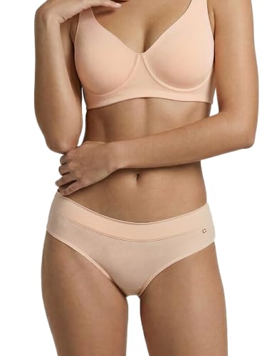 Image of Enamor Bamboo Cotton IP01, Mid Waist Women's Hipster Panty - 3X Softer, 4X More Absorbent, Antimicrobial, No-Pinch Waist, All-Day Comfort