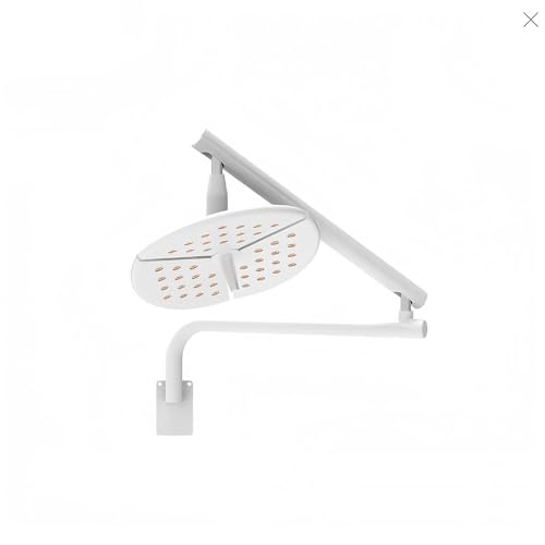 TDOUBEAUTY LED Surgical Examination Light, 40cm Panel, 60W, 180° Rotation, Wall-Mounted Adjustable Arm