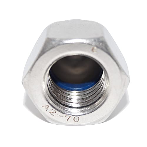 Acorn Nuts M8 Pack of 10 Hexagonal Cap Nuts Self-Locking DIN 986 A2 Stainless Steel - Image 2