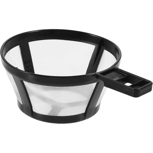 HEALEEP Filtro para Cafetera Reutilizable de Plástico y Nailon, Colador de Malla Fina para Café y Té, Accesorio Lavable Compatible para Preparación Casera, Herramienta Práctica para Café