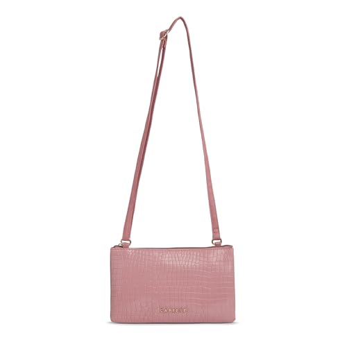 Image of Caprese Suzie Sling Small Bag for Women | Stylish Sling Bag with Adjustable Strap, Secure Zip Closure for Comfortable Wear |Versatile Handbag for Everyday Use, Travel and Special Occasions