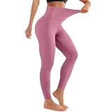 MOKBAY Pantalones Yoga Mujer Leggins Campana Leggins Ropa Pilates Piratas Mallas Piratas Fitness Rosa Pilates Gym Legin Mujer Deportiva Rosa M