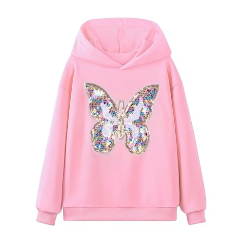 Image of WELAKEN Sweatshirts for Girls Toddler & Kids II Little Girl's Pullover Tops Sweaters & Hoodies