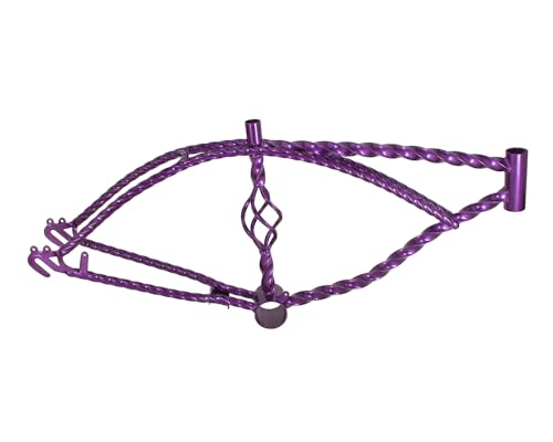 Lowrider Bike 20 Cage Twisted Frame Purple.
