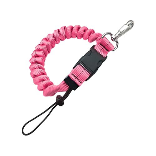 Cordón retráctil buceo – Mosquetón clip rápido, Cable flotante para cámara acuática | Correa retráctil resistente para cámara submarina, Clip metálico para deporte al aire libre compacto