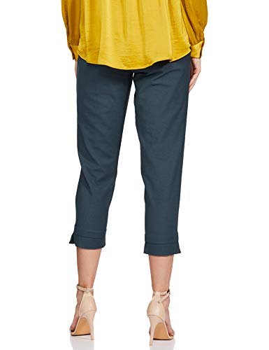 Image of BIBA Women Cotton Blend Regular Solid Pants