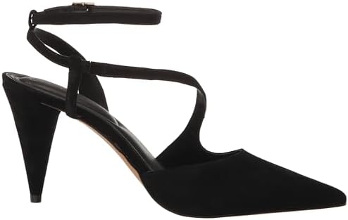 Jessica Simpson Women's Maggie Ankle Strap High Heel Pump, Black, 7 | Image 5