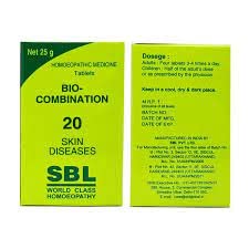 SBL BIO-COMBINATION TWENTY | SKIN PROBLEM | 25GM | PACK OF 3 |
