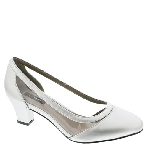 ARRAY Women's Eve Lucite Trim Low Heel Dress Pump