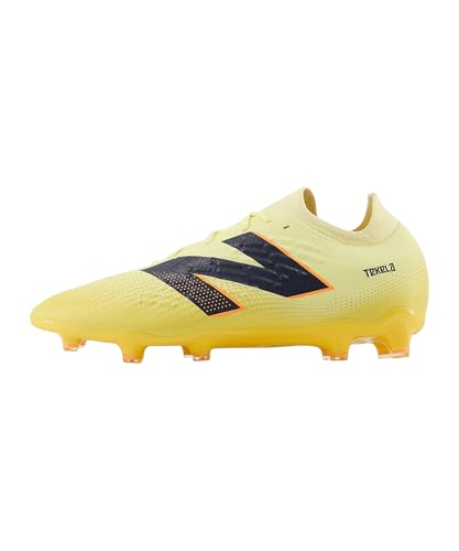 New Balance Unisex-Adult Tekela Magia Low Laced FG V4+ Soccer Shoe, Parchment/Clementine/Hot Mango, Men 4.5 M/Women 6 W - image 6