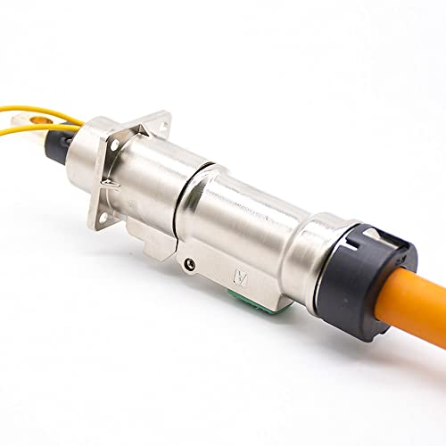 Conector y toma de metal rectos coaxiales para alto voltaje de 125 A 3