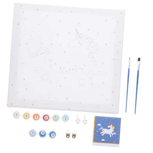 Pintura por números DIY suministros de al óleo para cuadros decorativos pared