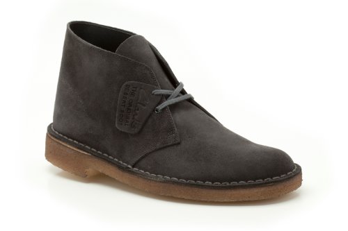 Image of Clarks Originals Desert Boot Men's Boots, Grey, 6 US