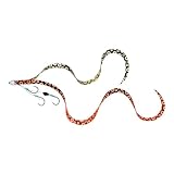 ダイワ(DAIWA) タイラバ 紅牙替エユニットβSS やり過ぎカーリー3本針 蛸足ケイムラオレンジ+グローラメ