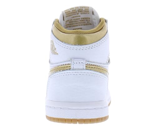 Image of Nike Jordan 1 Retro High Original Leather Infant /Toddler Shoes