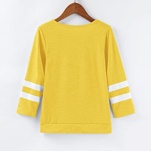 Kids Girls Tunic Tops Crewneck Blouse T-Shirt Soft Striped Long Sleeve Casual Pullover Sweatshirt for Children4