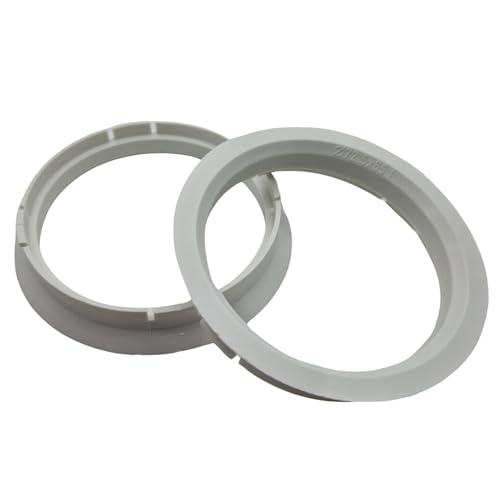 4x Zentrierringe 72,5-65,1 | 72.5 auf 65.1 | kompatibel mit Borbet | Weiss