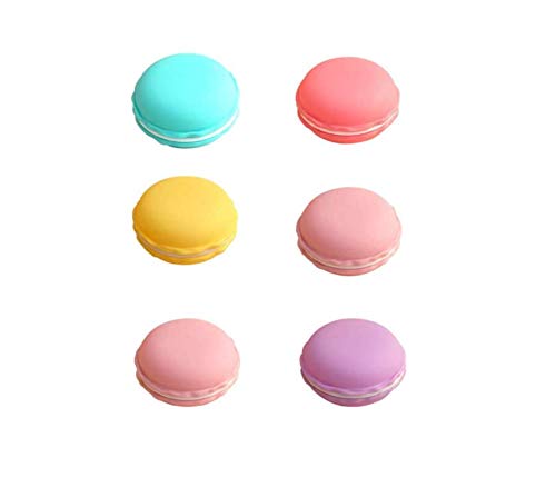 6 PCS Macaron Mini Storage Case Can Store Jewelry Candy Earrings Necklaces