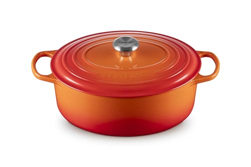 Image of Le Creuset Enameled Cast Iron Signature Cookware Set, 9 pc., Flame
