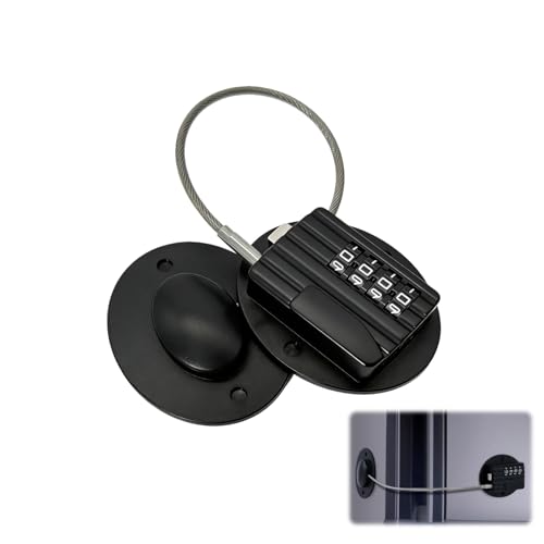 Serrure de Sécurité pour Réfrigérateur et Appareils Ménagers, Code à 4 Chiffres, Protection Enfant, Serrure à Combinaison pour Armoires, Tiroirs, Congélateurs,...