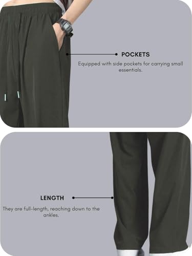 Image of Leriya Fashion Men's Loose Mid Rise Regular Trouser | Sports Stylish Track Pant